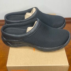 NEW Merrell Encore Breeze 4 Womens 5.5 Black Mesh Slip On Clogs Shoes J000554
